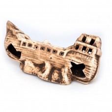 Грот керамический Aqua Nova крушение корабля GALEONA 26x12x10см для аквариума