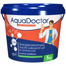 Быстрый хлор AquaDoctor C-60 5 кг гранулы для шоковой обработки бассейна