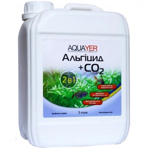 Aquayer Альгицид+СО2 5 л для борьбы с водорослями в аквариуме