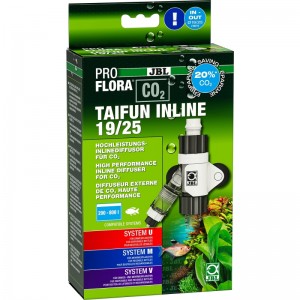Проточный CO2 распылитель JBL Taifun Inline 19/25 для аквариума 200-800 л