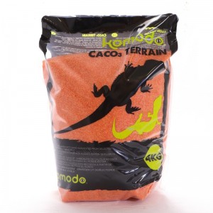 Песок съедобный для рептилий Komodo CaCo3 Sand Orange 4кг для террариума