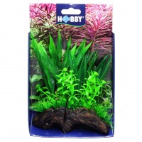 Искусственное растение Hobby Flora Root 1 S 17см для аквариума