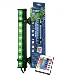 Распылитель воздуха Hobby Bubble Air LED colour & moon 33см для аквариума