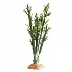 Искусственное растение кактус Hobby Euphorbia L 25x10x49 см для террариума