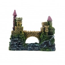 Декорация замок на скале Aqua Nova 14x6x11 см AN629 для аквариума