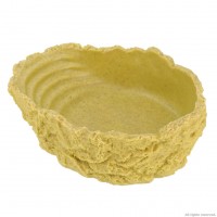 Поилка и миска для купания Hobby Drinking Bowl XL 27x21x8 см ochre для террариума