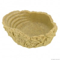 Поилка и миска для купания Hobby Drinking Bowl M 14x11x5 см ochre для террариума