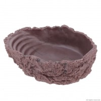 Поилка и миска для купания Hobby Drinking Bowl XL 27x21x8 см grey для террариума