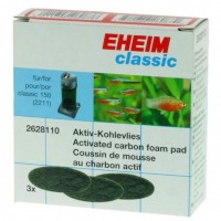 Фильтрующие прокладки с активированным углем для Eheim Classic 150