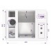 Самп для морського акваріума Aquaforest AF 435 Sump 60x46x45 см