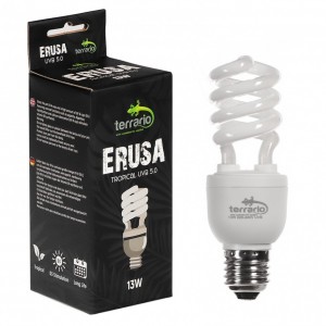 Ультрафіолетова лампа Terrario Erusa Tropical UVB 5.0 13W для тераріума