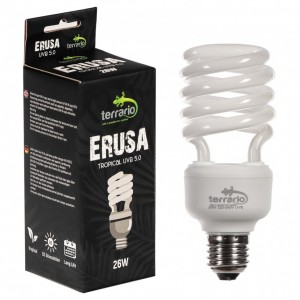 Ультрафіолетова лампа Terrario Erusa Tropical UVB 5.0 26W для тераріума