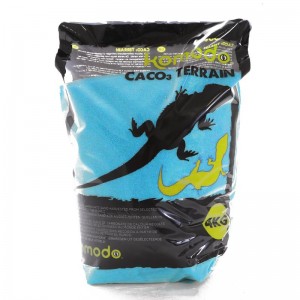 Песок съедобный для рептилий Komodo CaCo3 Sand Blue 4кг для террариума