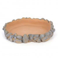 Поїлка 21x16x3.5 см Hobby Drinking Bowl Pebbles M 36401 для тераріума
