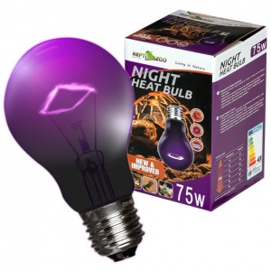 Ночная лампа с подогревом Repti-Zoo Night Heat Bulb 75W MHL75