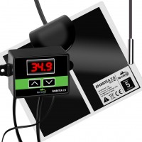 Нагрівальний мат 14x15 см з термостатом Terrario Amantea 2.0 5W