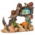 Декорация Yusee Aquarium Decor с термометром 14х6х11см для аквариума