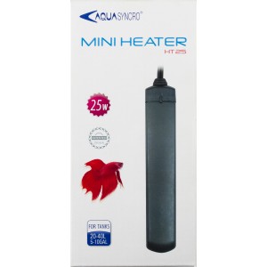 Нагрівач 25W Resun Mini heater HT-25 для акваріума 20-40 л і тераріумів