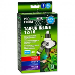 Проточный CO2 распылитель JBL Taifun Inline 12/16 для аквариума 40-300 л