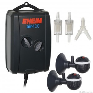 Компрессор EHEIM air pump 400 для аквариума до 600 л двухканальный