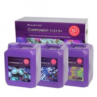 Микро и макроэлементы для морского аквариума Aquaforest Component 1+. 2+. 3+. 3x5л Баллинг-метод