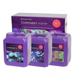 Мікро і макроелементи для морського акваріума Aquaforest Component 1+. 2+. 3+. 3x5л