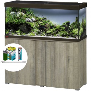 EHEIM vivaline LED 240 Акваріум 240 л oak grey/bronze комплект з тумбою 0613062