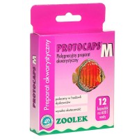 Zoolek Protocaps-M капсули 12 шт для профілактики хвороб риб в акваріумі
