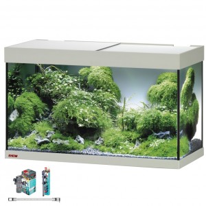 EHEIM vivaline LED 126 Аквариум 126 л серый комплект без тумбы 0613011
