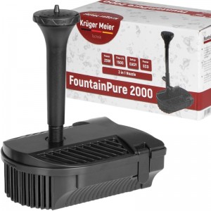 Фонтан-фільтр для ставка Kruger Meier FountainPure 2000 - 3 в 1: