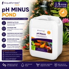 Засіб для зниження pH у ставку Aquaforest pH Minus POND 5л
