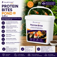 Корм високобілковий для кої та ставкових риб Aquaforest Protein Bites S POND 2,25кг