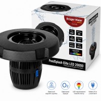 Фонтан, аератор для ставка Kruger Meier PondSplash Elite LED 20000 з LED-підсвіткою 20000 л/год